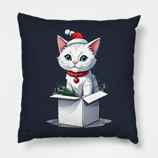 Cat christmas Pillow