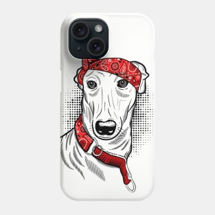 Greyhound Lover Gift - Greyhound Dog Bandana Phone Case
