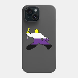 Field Hockey Goalie: Nonbinary Pride Phone Case