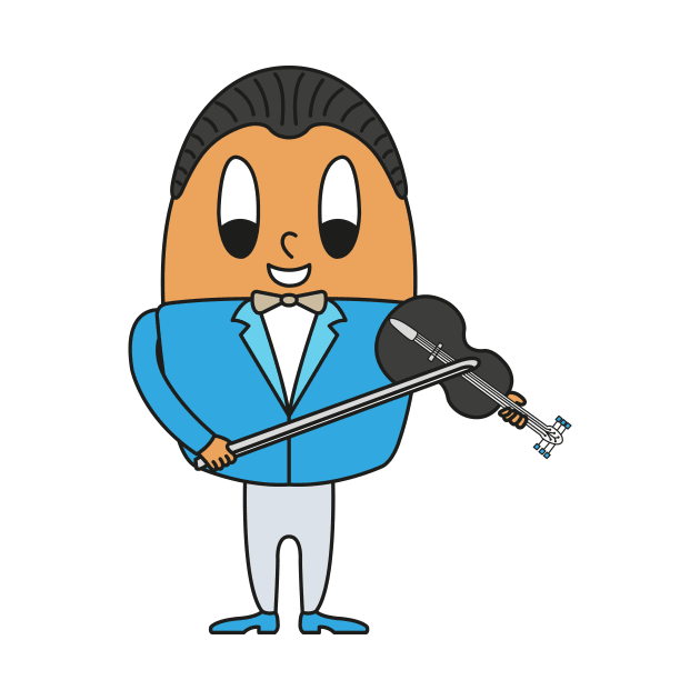 Violinist Egg by M.-P.-Mueller