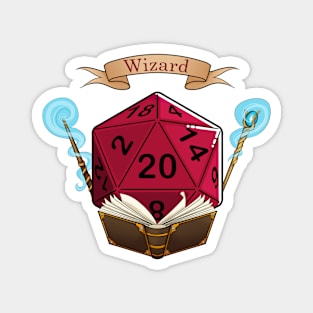 Wizard d20 Magnet