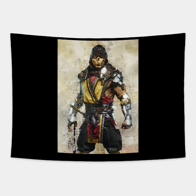 Scorpion Tapestry by Durro