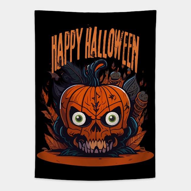 Halloween Tapestry by MckinleyArt