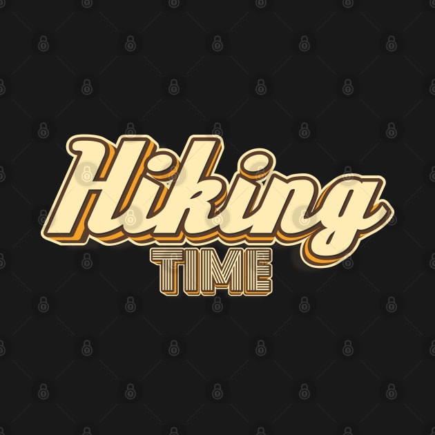 Hiking time typography by KondeHipe