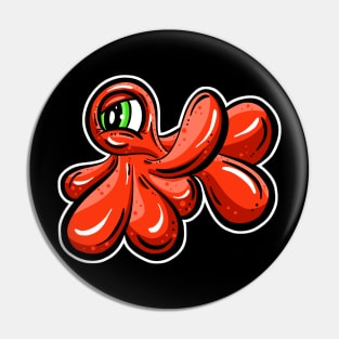 The Blobs - Red Smirk Monster Pin