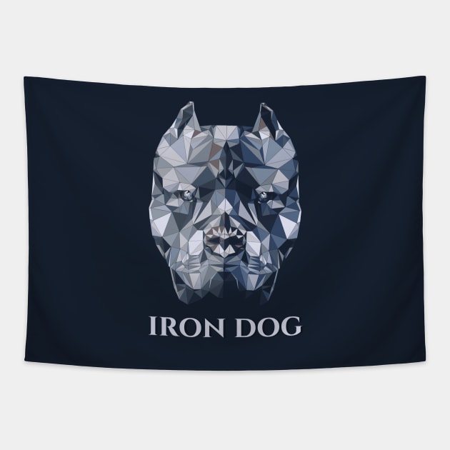 iron dog Tapestry by EEVLADA