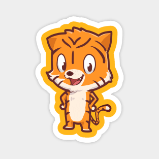 cute tiger Magnet