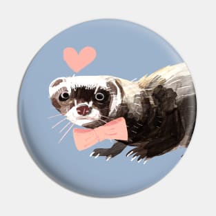 Happy National Ferret Day #2 Pin