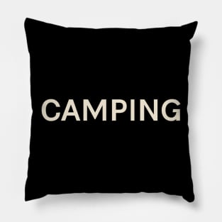 Camping Hobbies Passions Interests Fun Things to Do Pillow