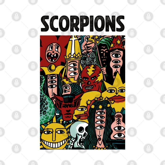 Monsters Party of Scorpions by micibu