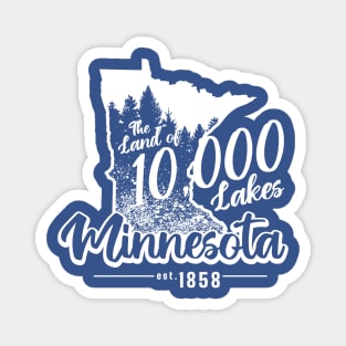 Minnesota The Land of 10,000 Lakes Magnet