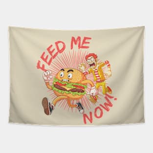 Feed me now! | Burger on the Run! Tapestry