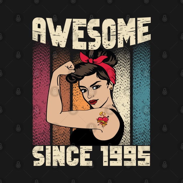 Awesome since 1995,27th Birthday Gift women 27 years old Birthday by JayD World