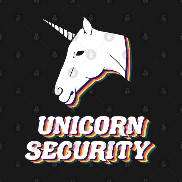 unicorn security funny unicorn bouncer, by A Comic Wizard