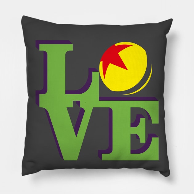 Love Luxo Ball Pillow by Spybooth