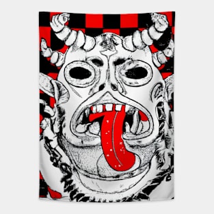 Japanese Monster Weird Drawing Tapestry