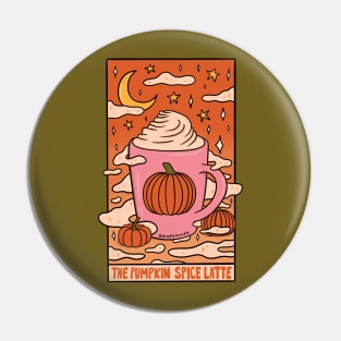 Pumpkin Spice Tarot Card Pin