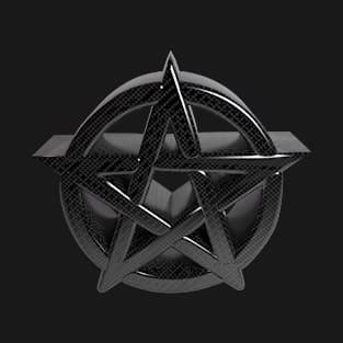 3D Pentagram - Carbon-Fibre T-Shirt