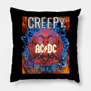 Rest In Hell Ac-Dc Pillow