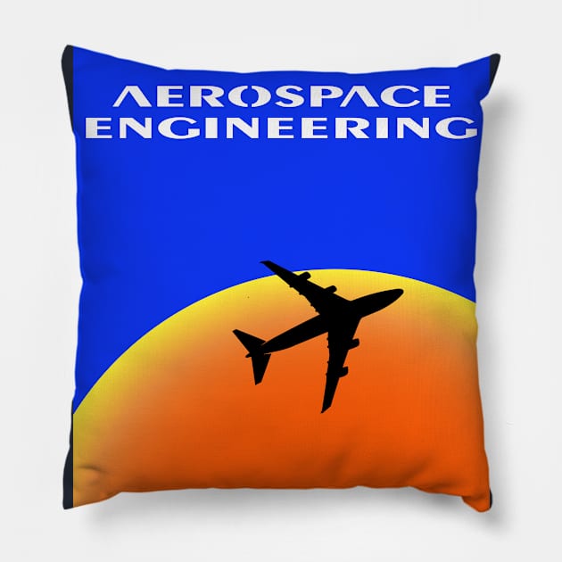 aerospace engineer, airplane engineering Pillow by PrisDesign99