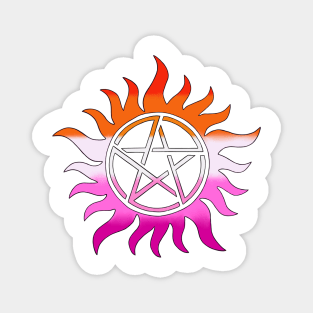 Lesbian Anti Possession Symbol Magnet