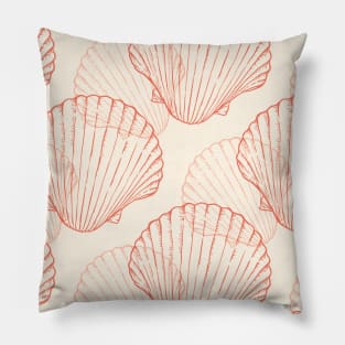 Sea Shells and Sea Life Pattern Pillow