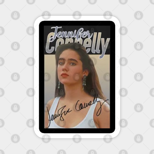 Jennifer Connelly // 80s Vintage Aesthetic Style // T-Shirt Magnet by Almer