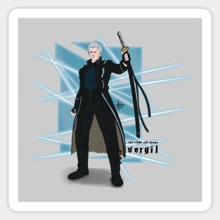 Vergil Devil May Cry Weatherproof Anime Sticker 6 Car Decal S1