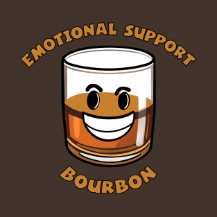 Emotional Support Bourbon T-Shirt