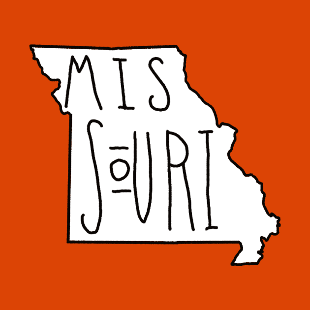 The State of Missouri - No Color by loudestkitten
