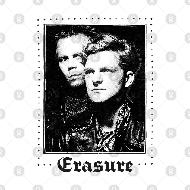 Erasure ------ 80s Retro Design by DankFutura