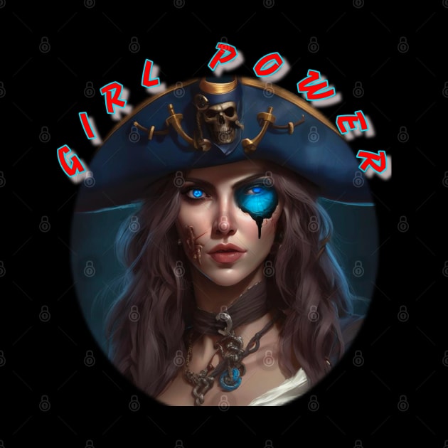 Girl power, blue eyed pirate by sailorsam1805