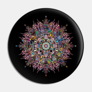 Mandala Design Pin