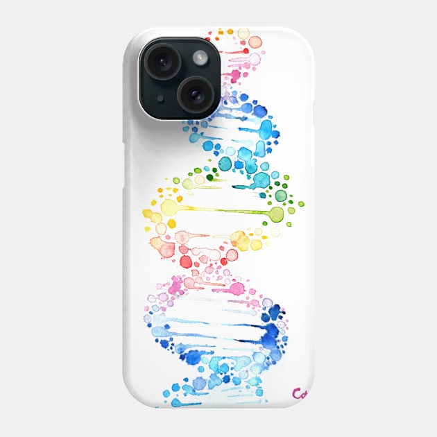 Colorful DNA Phone Case by CORinAZONe