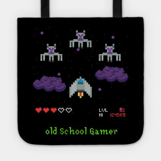 Retro Space Arcade Video Game Tote