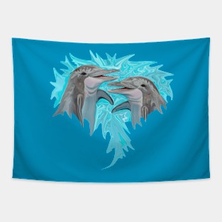 Dolphin Chatter Tapestry