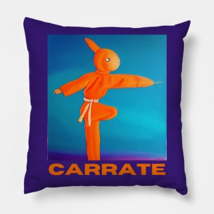 Carrate Carrot Karate Carrot Pillow