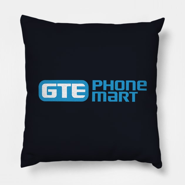 GTE Phone Mart Pillow by Turboglyde