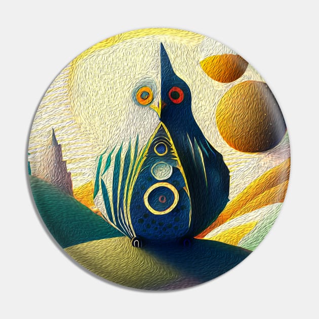 night owl Pin by ANW