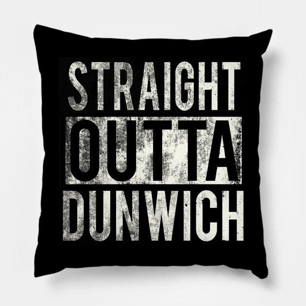 Straight Outta Dunwich Pillow by hauntedjack