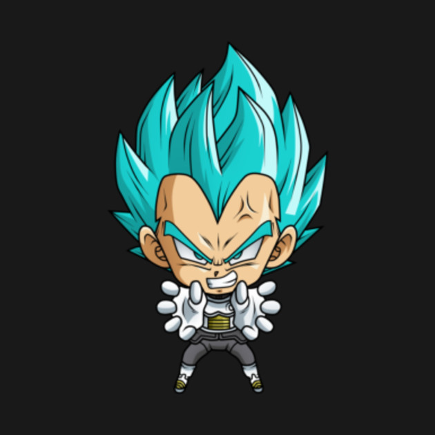 Vegeta Super Sayian Blue Chibi - Vegeta Super Saiyan Blue - Tank Top | TeePublic