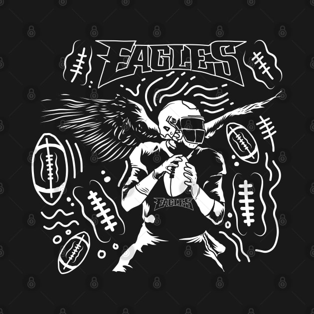 Philadelphia Eagles - American Football by EraserArt