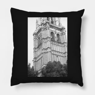 toledo cathedral bell tower I Pillow