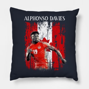 Canadian Soccer Player Pillow