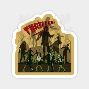 Zombie Thriller Magnet