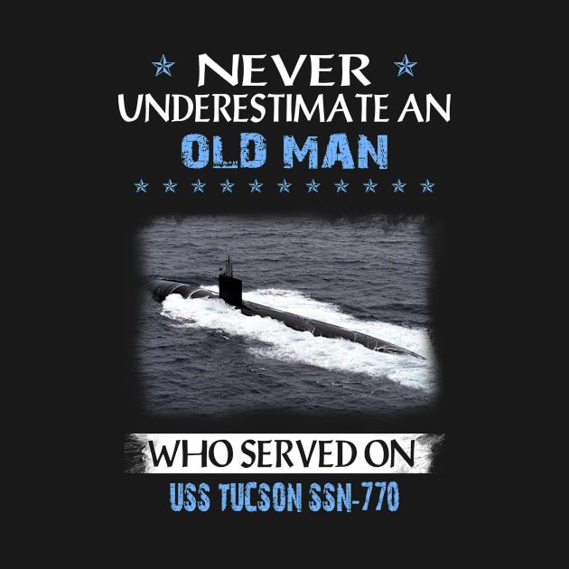 USS Tucson SSN-770 Veterans Day Christmas Gift by gussiemc