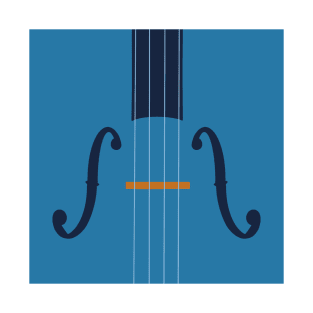 Strings in Blue and Orange T-Shirt