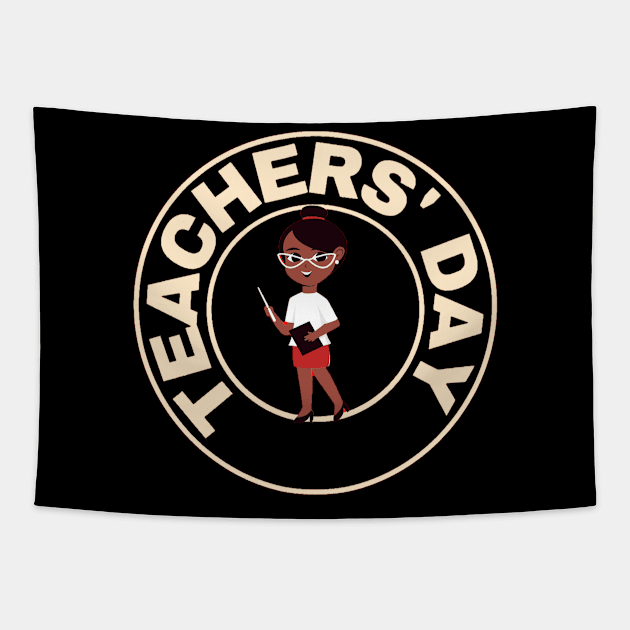 Happy teachers' day Tapestry by Style24x7