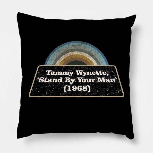 Tammy Wynette, ‘Stand By Your Man’ vintage Pillow by NYINDIRPROJEK