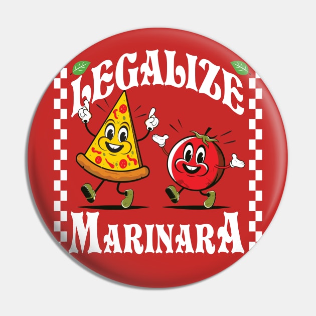 Legalize Marinara Pin by Alema Art